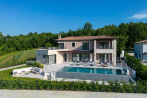 Villa Faloniga with pool and view in Vizinada